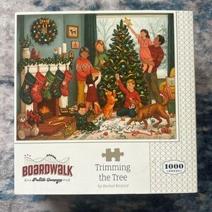 Boardwalk puzzle company puzzle-trimming the tree